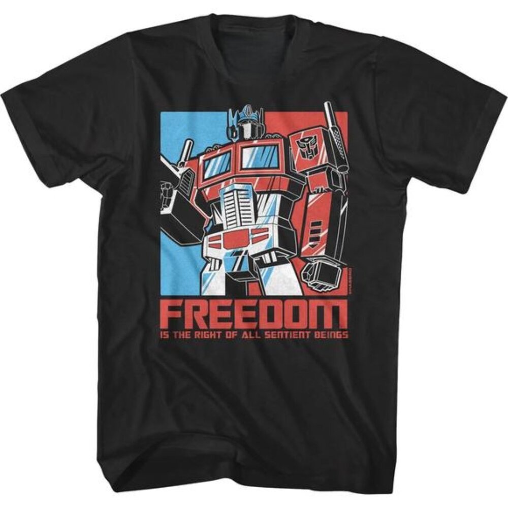 Freedom Is The Right Of All Sentient Beings Transformers Tshirt